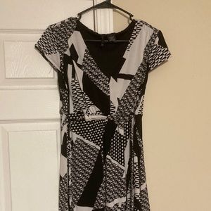 Black and white dress